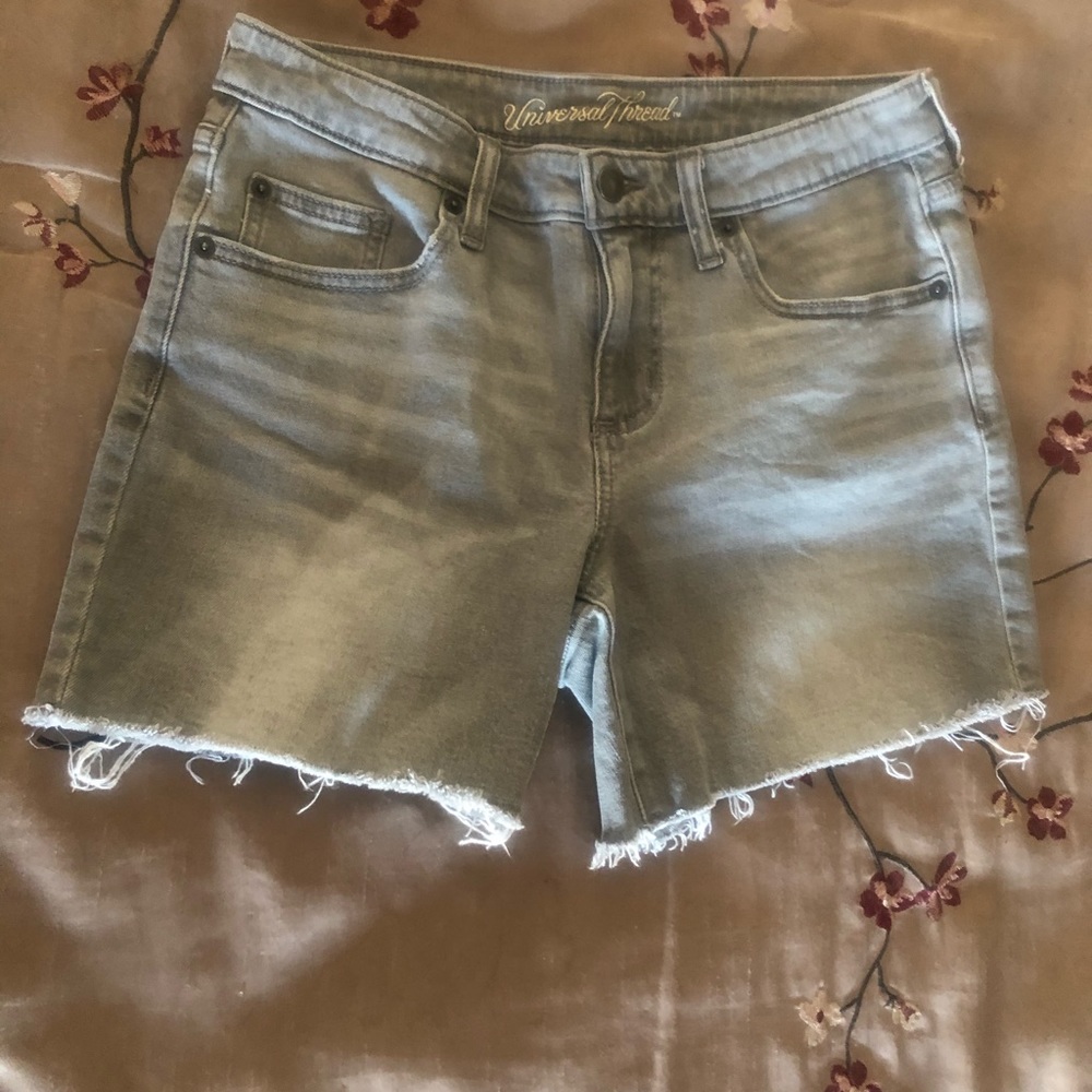 Girls blue/grey shorts